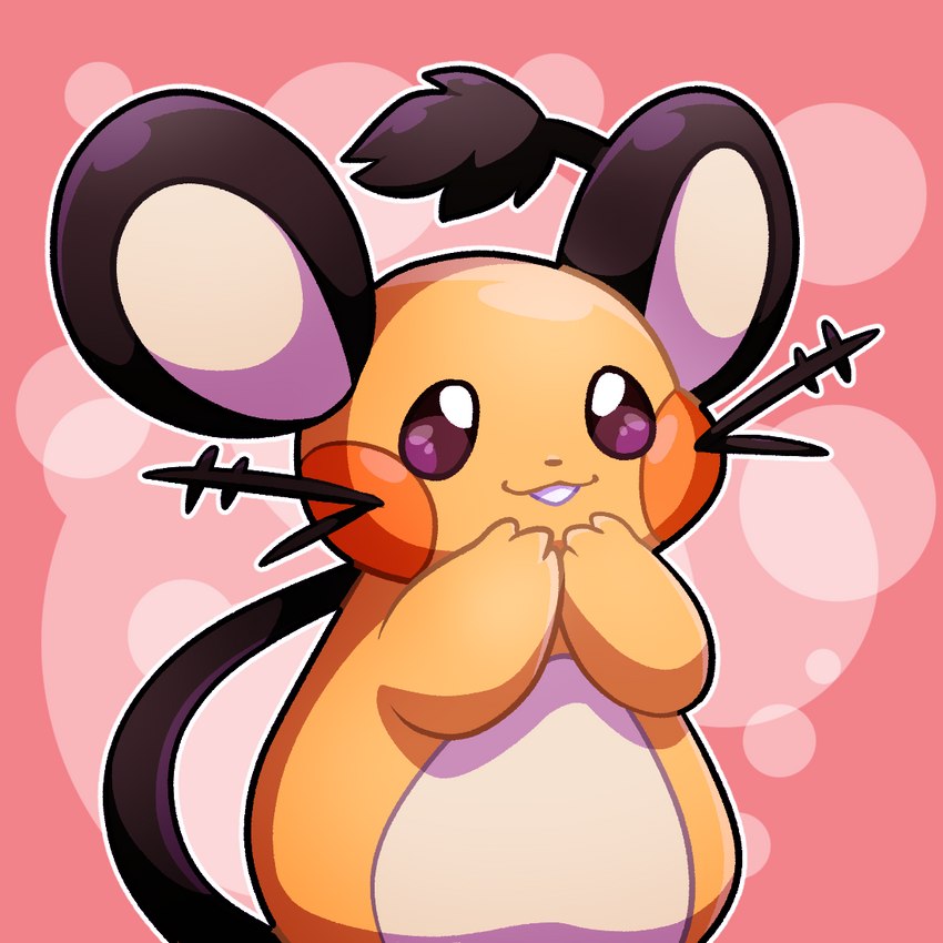 ambiguous_gender black_body black_fur feral fur orange_body orange_fur smile solo tail tail_tuft tuft whiskers yellow_body yellow_fur erroremma nintendo pokemon dedenne generation_6_pokemon mammal pokemon_(species) rodent 1:1