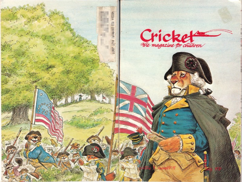 george washington (cricket (magazine)) created by wallace tripp