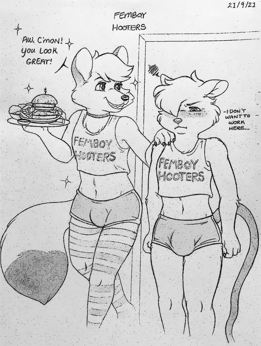 enwood the fox and jublenarris (femboy hooters and etc) created by germainethevixen