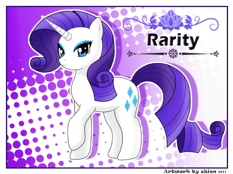 rarity (friendship is magic and etc) created by shinn