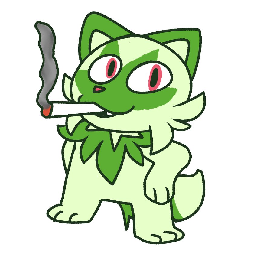 ralsei smoking blunt and etc created by thatguynamedjoe