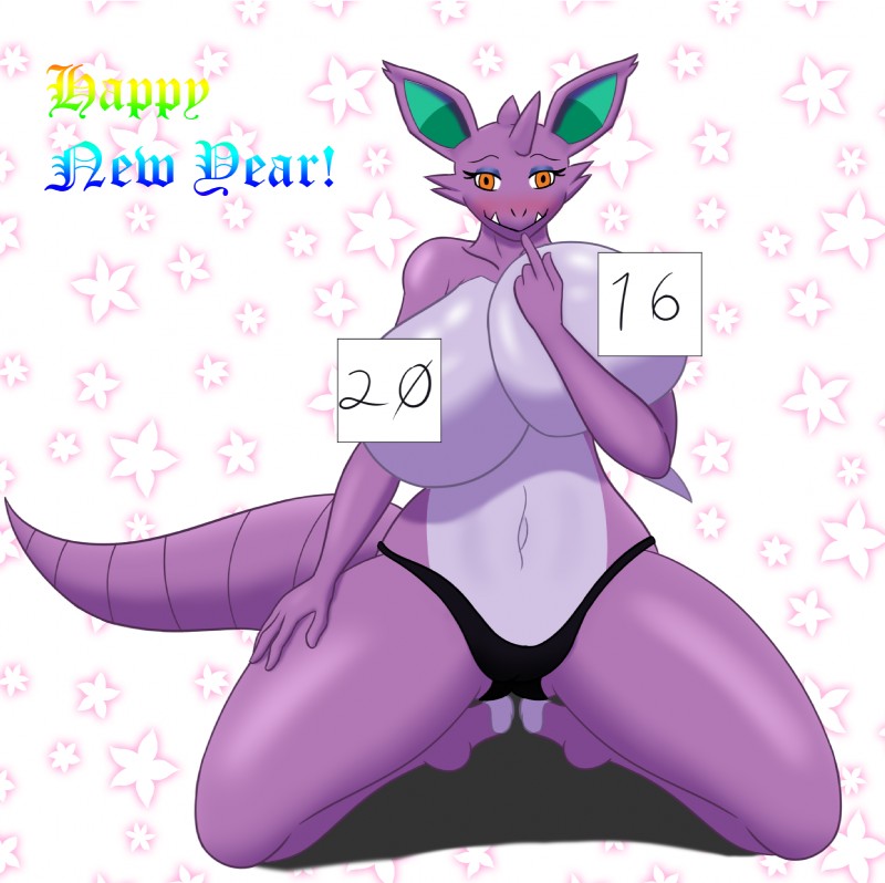 anthro anthrofied big_breasts biped blush breast_squish breasts censor_bar clothed clothing crossgender curvy_figure eyeshadow female hand_on_breast hand_on_hip horn huge_breasts kneeling looking_at_viewer makeup navel orange_eyes pokemorph purple_body purple_skin simple_background smile solo squish star teeth text thong topless underwear voluptuous white_background wide_hips deadpliss nintendo pokemon xia_(deadpliss) generation_1_pokemon nidoking pokemon_(species) 2016 censored english_text hi_res