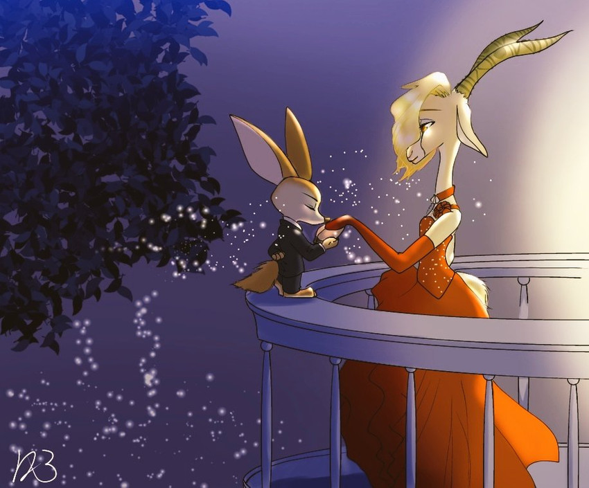 finnick and gazelle (zootopia and etc) created by moromorowephi