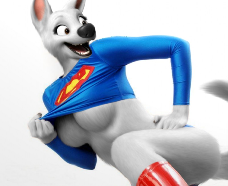 aged_up anthro anthrofied big_breasts breasts brown_eyes clothed clothing clothing_lift crossgender female fur mtf_crossgender shirt shirt_lift solo topwear under_boob white_body white_fur oystercatcher7 third-party_edit bolt_(film) dc_comics disney bolt_(bolt) supergirl canid canine canis domestic_dog german_shepherd herding_dog mammal pastoral_dog digital_media_(artwork) photo_manipulation photomorph