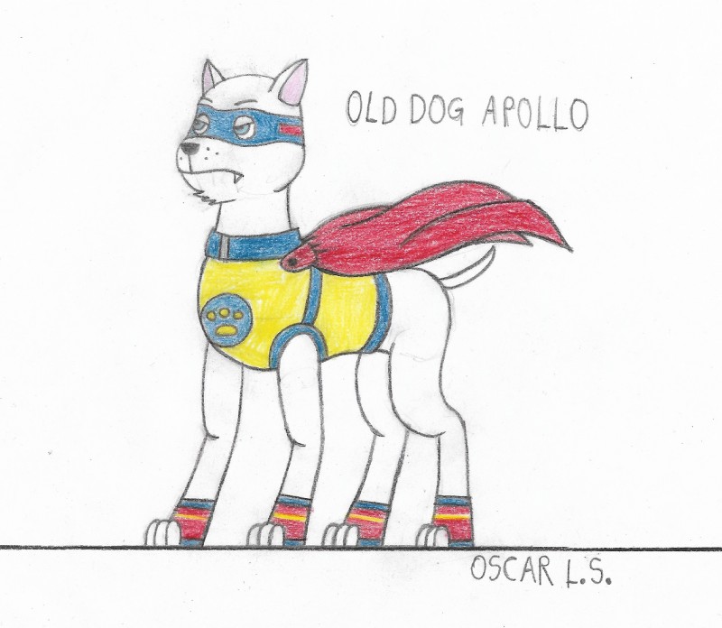 apollo the super-pup (paw patrol) created by marothedarkrabbit (artist)