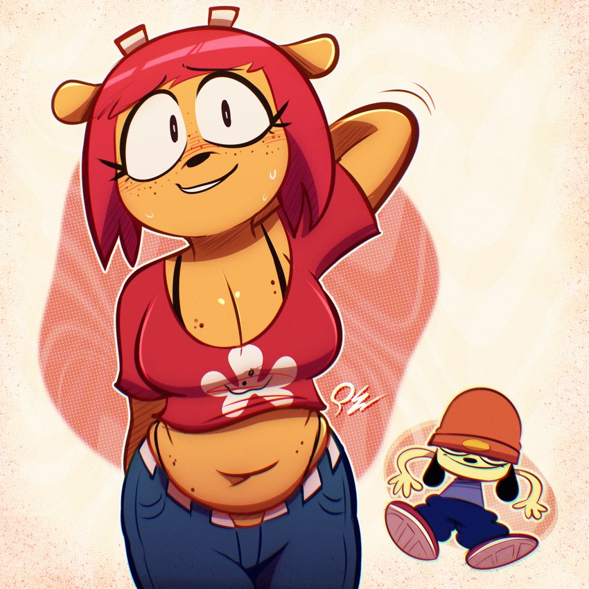 lammy lamb and parappa (sony interactive entertainment and etc) created by pest0sauce