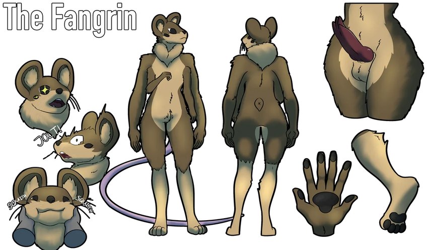 4_arms 4_eyes anthro long_tail male multi_arm multi_eye multi_limb solo tail whiskers kennedy_oz the_nature_of_predators alien fan_species mammal rodent model_sheet