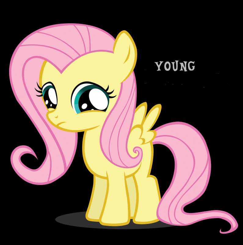 fluttershy (friendship is magic and etc) created by blackm3sh