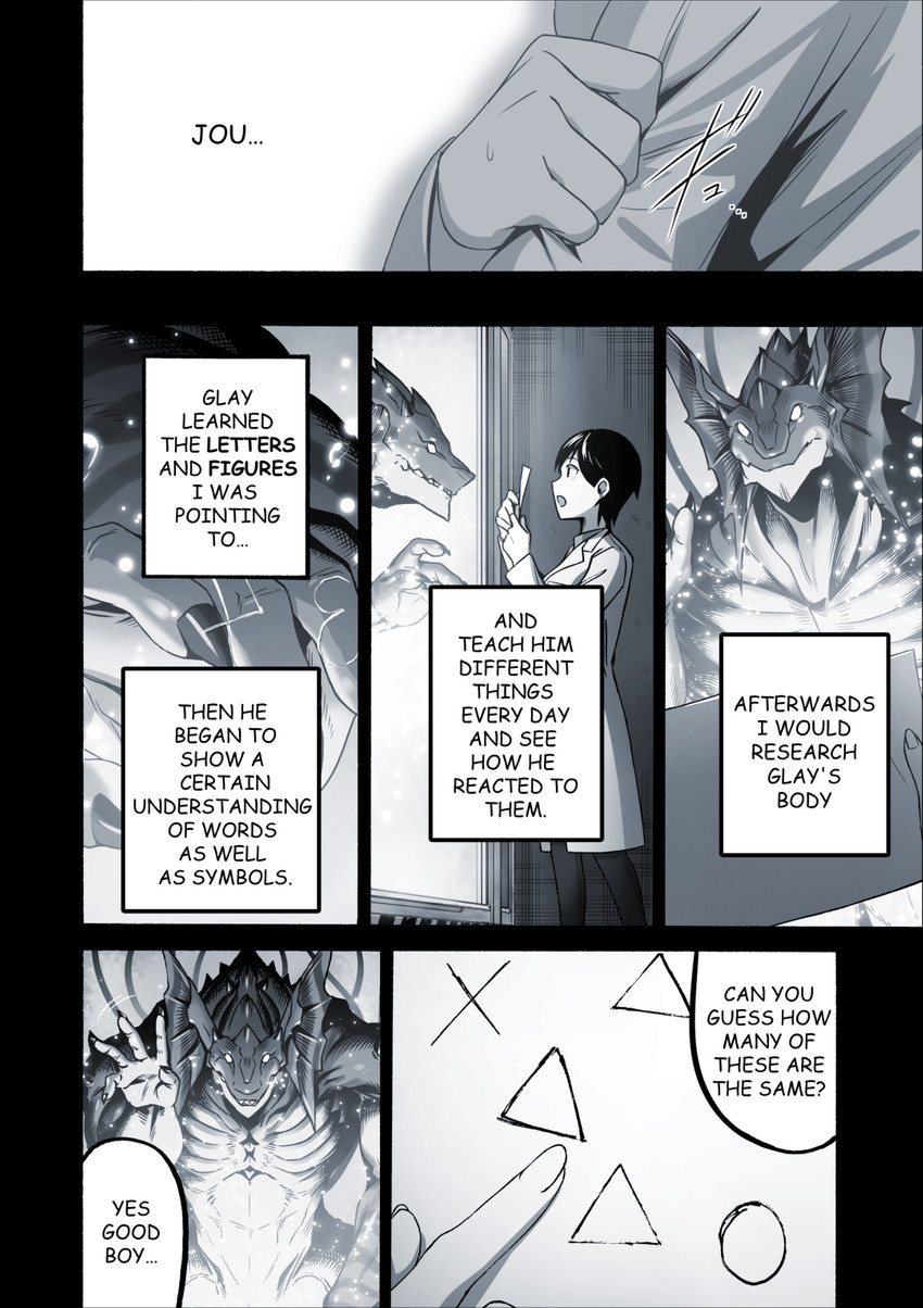 anthro clothing female laboratory male muscular muscular_male stasis_chamber text layer_(artist) third-party_edit glay_(layer) yuka_(layer) human mammal marine reptile scalie comic english_text hard_translated hi_res translated