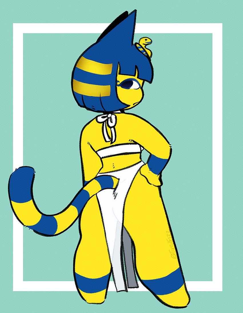 ankha (animal crossing and etc) created by tiredfizz