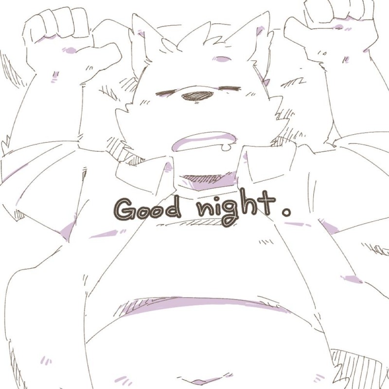 anthro belly clothing eyes_closed humanoid_hands lying male overweight overweight_anthro overweight_male shirt sleeping solo topwear green_bell inakamichi mammal 1:1 2019