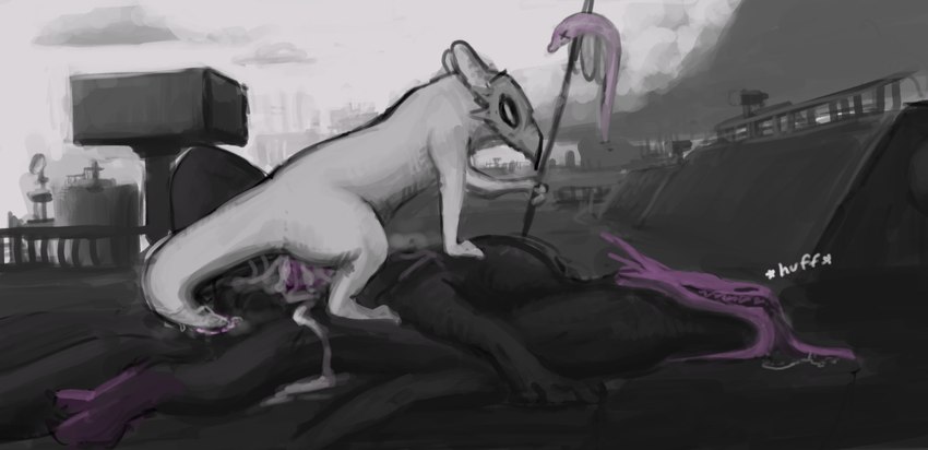 anal anal_penetration animal_genitalia anus bodily_fluids cum cum_drip cum_in_ass cum_inside cumshot dripping duo ejaculation excessive_cum excessive_genital_fluids feral feral_on_feral feral_penetrating genital_fluids genitals knot knotted_penis male male/male messy musk musky_penis penetration penile penile_penetration penis sex size_difference tail tail_fetish tail_insertion tail_play tail_sex text corvidtree rain_world videocult lizard lizard_(rain_world) reptile scalie slugcat english_text hi_res