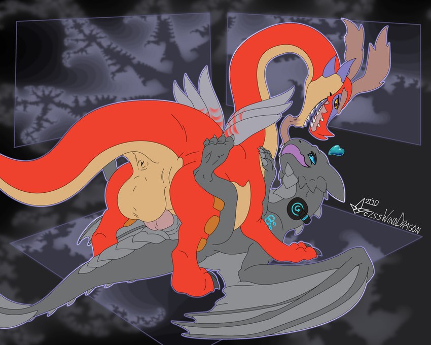 anal anus balls duo erection feral genitals heart_symbol male male/male membrane_(anatomy) membranous_wings penis sex tail wings weisswinddragon european_mythology mythology nintendo the_legend_of_zelda wind_waker grey_(character) valoo dragon mythological_creature mythological_scalie scalie western_dragon 5:4