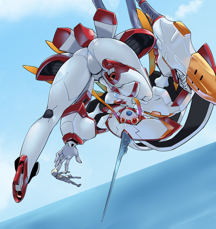 hiro and strelizia (darling in the franxx and etc) created by pochincoff