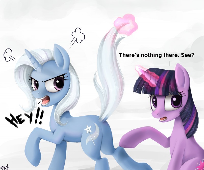 trixie and twilight sparkle (friendship is magic and etc) created by ponykillerx