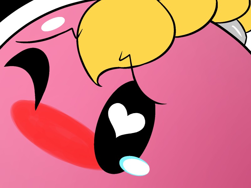 blush female hair heart_eyes heart_symbol not_furry solo thunderfap mario_bros nintendo paper_mario bombette bob-omb living_bomb waddling_head 2017 4:3 hi_res