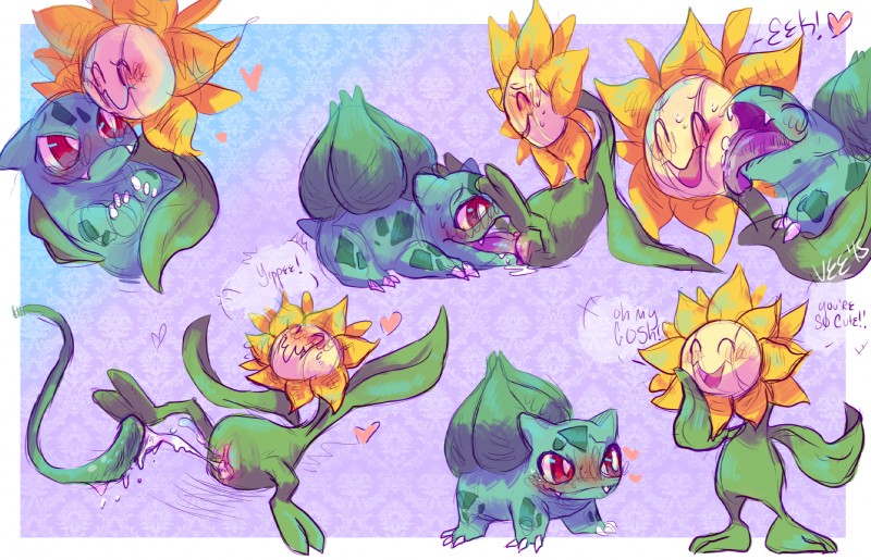 sunflora (pokemon mystery dungeon and etc) created by verdilacs