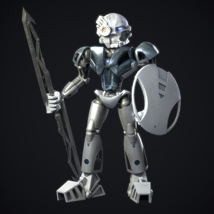 armor blue_eyes glowing glowing_eyes gradient_background looking_at_viewer machine male mask melee_weapon not_furry red_eyes shield silver_body simple_background solo sword weapon white_body gabby94 bionicle lego kopaka biomechanical humanoid robot robot_humanoid toa 1:1 3d_(artwork) better_version_at_paywall blender_(artwork) digital_media_(artwork) hi_res