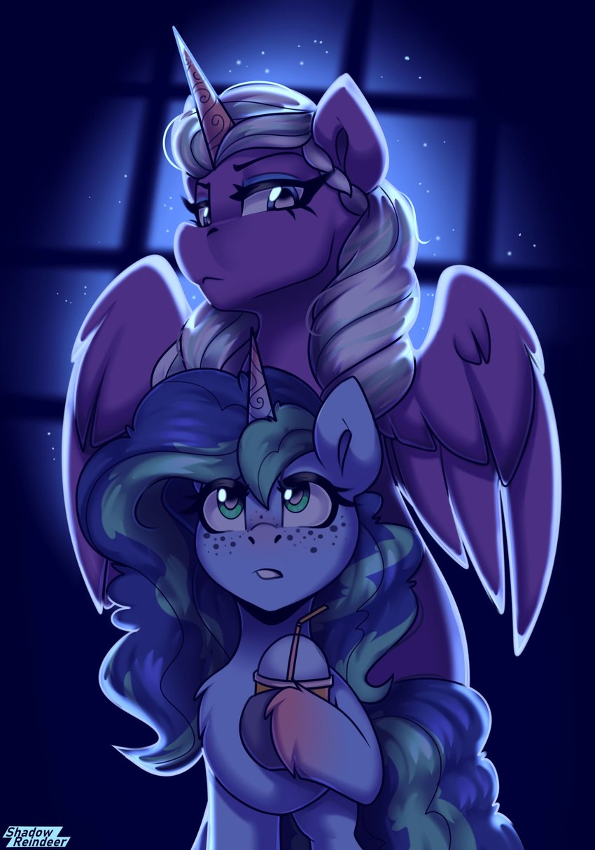 misty brightdawn and opaline (my little pony and etc) created by shadowreindeer