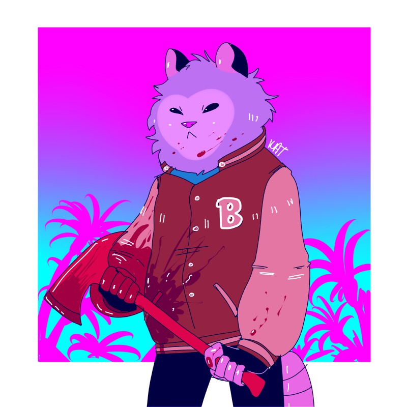 ian and jacket (hotline miami) created by drawdroid