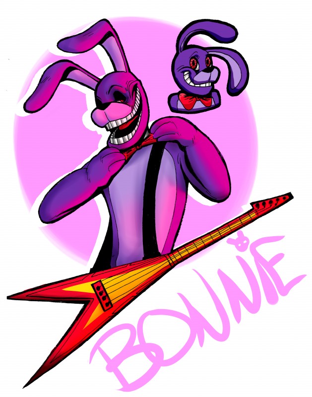 bonnie (five nights at freddy's and etc) created by coulrophiliacs