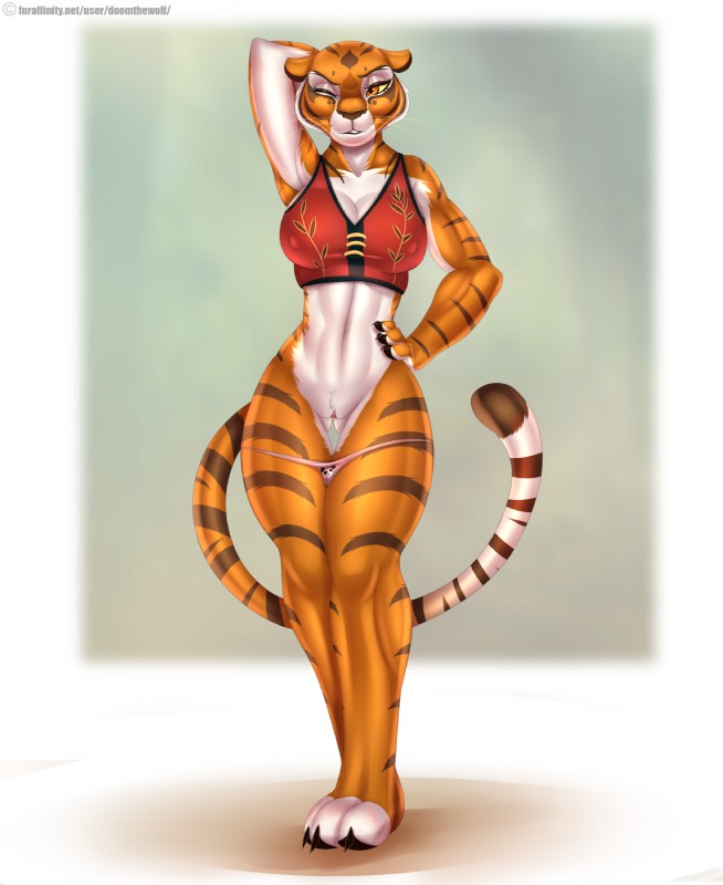 master tigress (kung fu panda and etc) created by doomthewolf