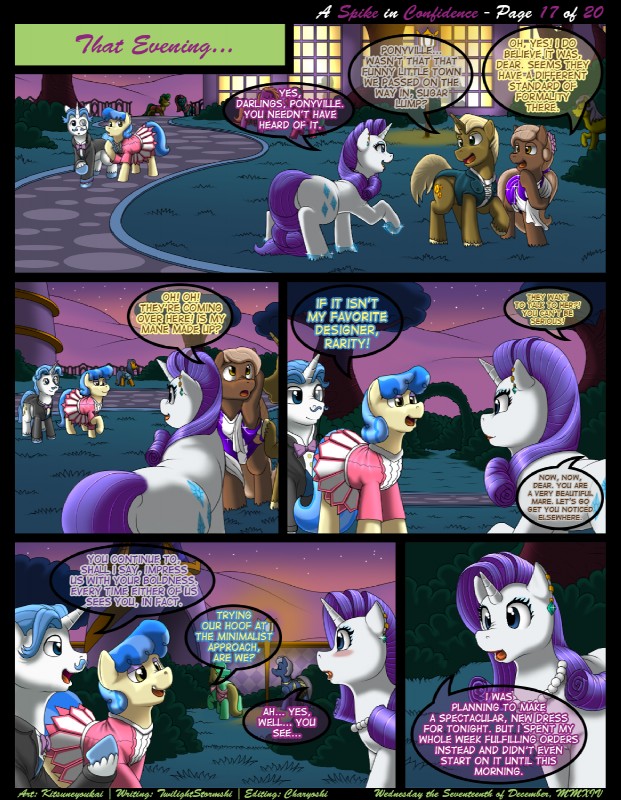 fan character, fancypants, rarity, and sapphire shores (friendship is magic and etc) created by kitsune youkai and twilightstormshi