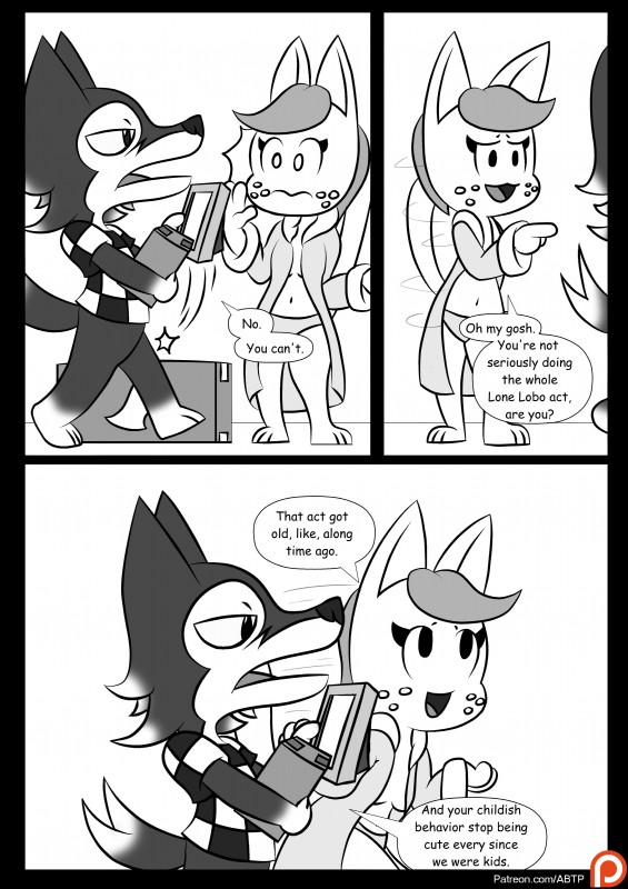 anthro bathrobe box clothed clothing container dialogue duo female food fruit male patreon_logo plant robe simple_background speech_bubble text underwear website_logo white_background abtp animal_crossing nintendo patreon lobo_(animal_crossing) tangy_(animal_crossing) canid canine canis domestic_cat elemental_creature felid feline felis flora_fauna food_creature living_fruit mammal wolf absurd_res comic english_text greyscale hi_res monochrome url