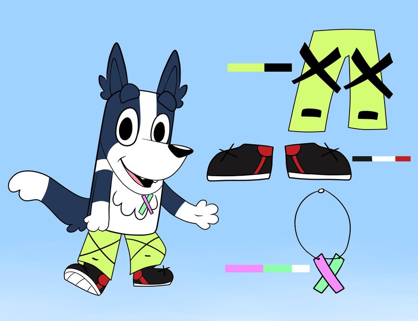 fan character (bluey (series)) created by anonymous artist