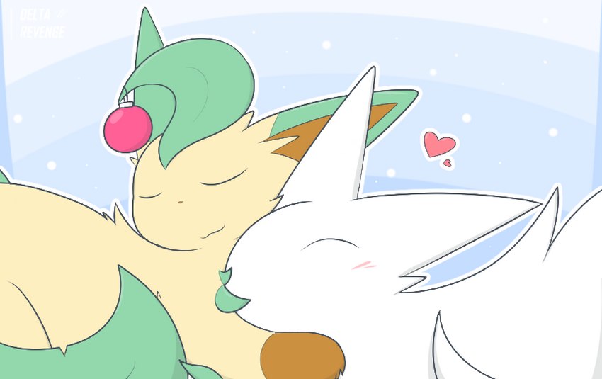 blush christmas_decorations christmas_ornament duo female feral heart_symbol holidays hug male nuzzling simple_background delta-eon christmas mythology nintendo pokemon fasenso dragon eeveelution generation_4_pokemon leafeon mythological_creature mythological_scalie pokemon_(species) reptile scalie