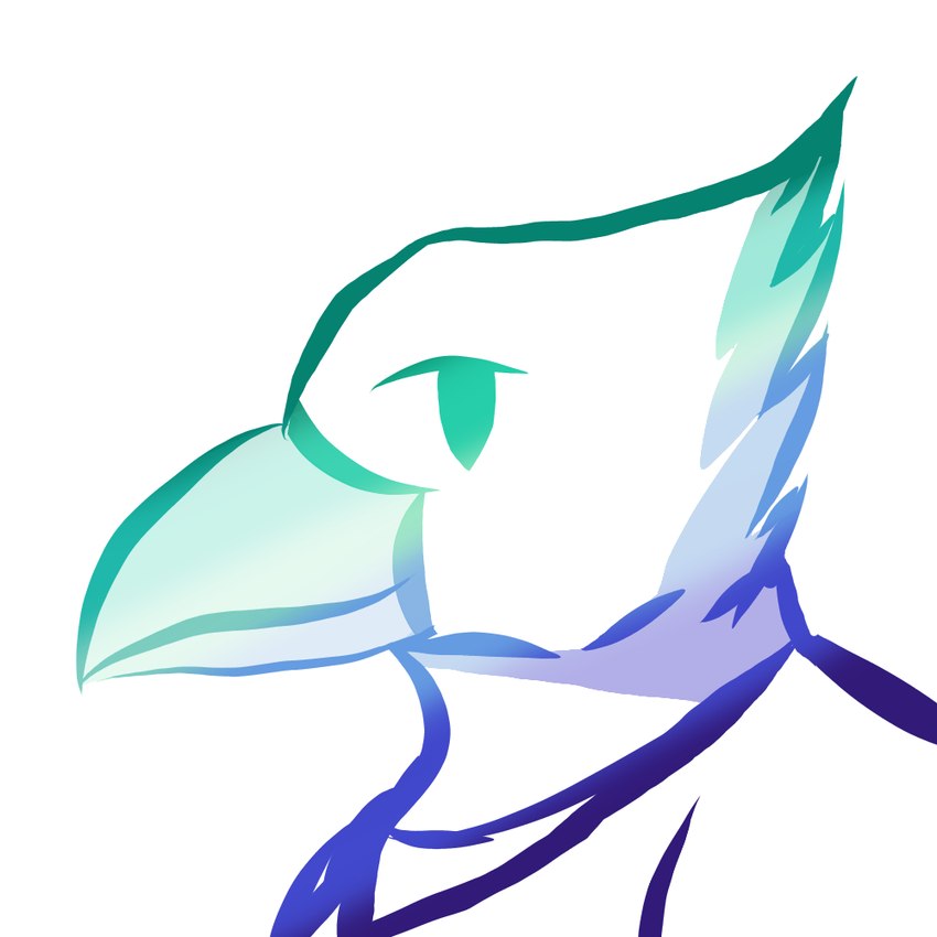 clothed clothing lgbt_pride male pride_color_palette pride_colors side_view solo vincian_pride_colors antifreezetea lgbt_pride_month neptune_mereaux avian bird bluebird eastern_bluebird oscine passerine thrush_(bird) 1:1 bust_portrait icon portrait restricted_palette