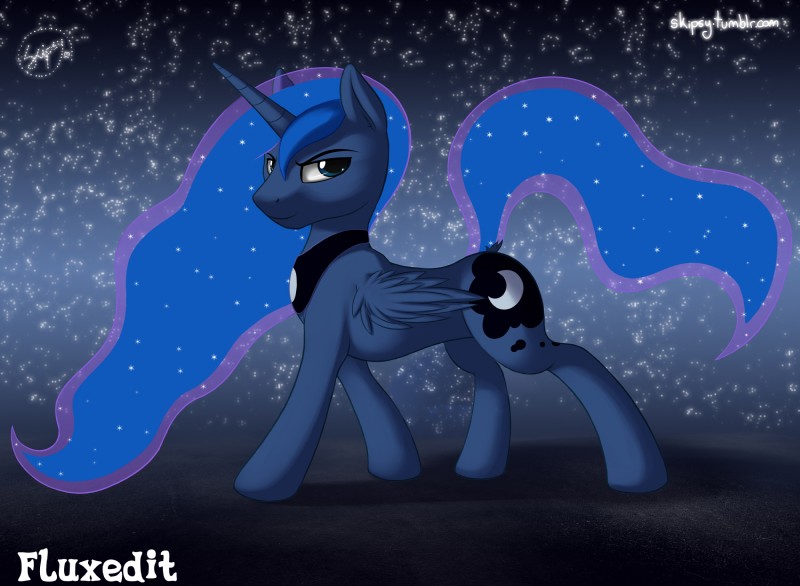 princess luna (friendship is magic and etc) created by skipsy and third-party edit