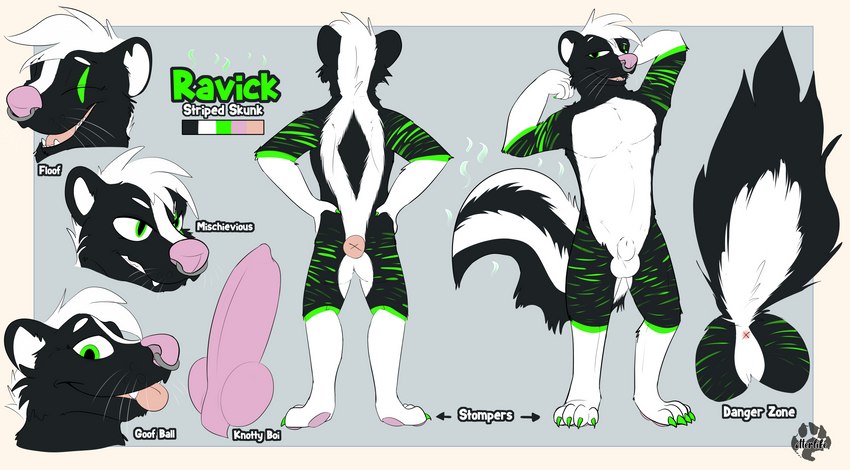 ravick the skunk created by otterlike
