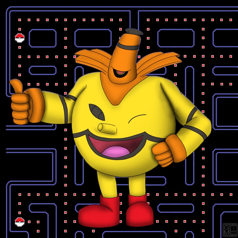 pac-man (pac-man (series) and etc) created by gamemaniac