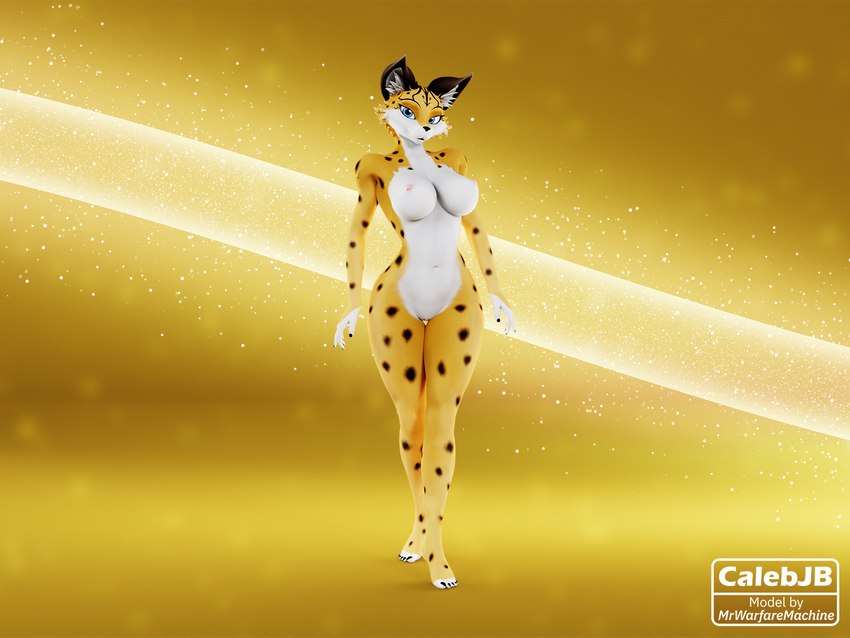 5_toes anthro barefoot breasts feet female fur genitals humanoid_feet looking_at_viewer nipples nude plantigrade pose pussy simple_background smile solo toes unuxory nintendo star_fox warfare_machine miyu_(star_fox) warfare_miyu felid feline lynx mammal 3d_(artwork) 4:3 blender_(artwork) digital_media_(artwork) pinup