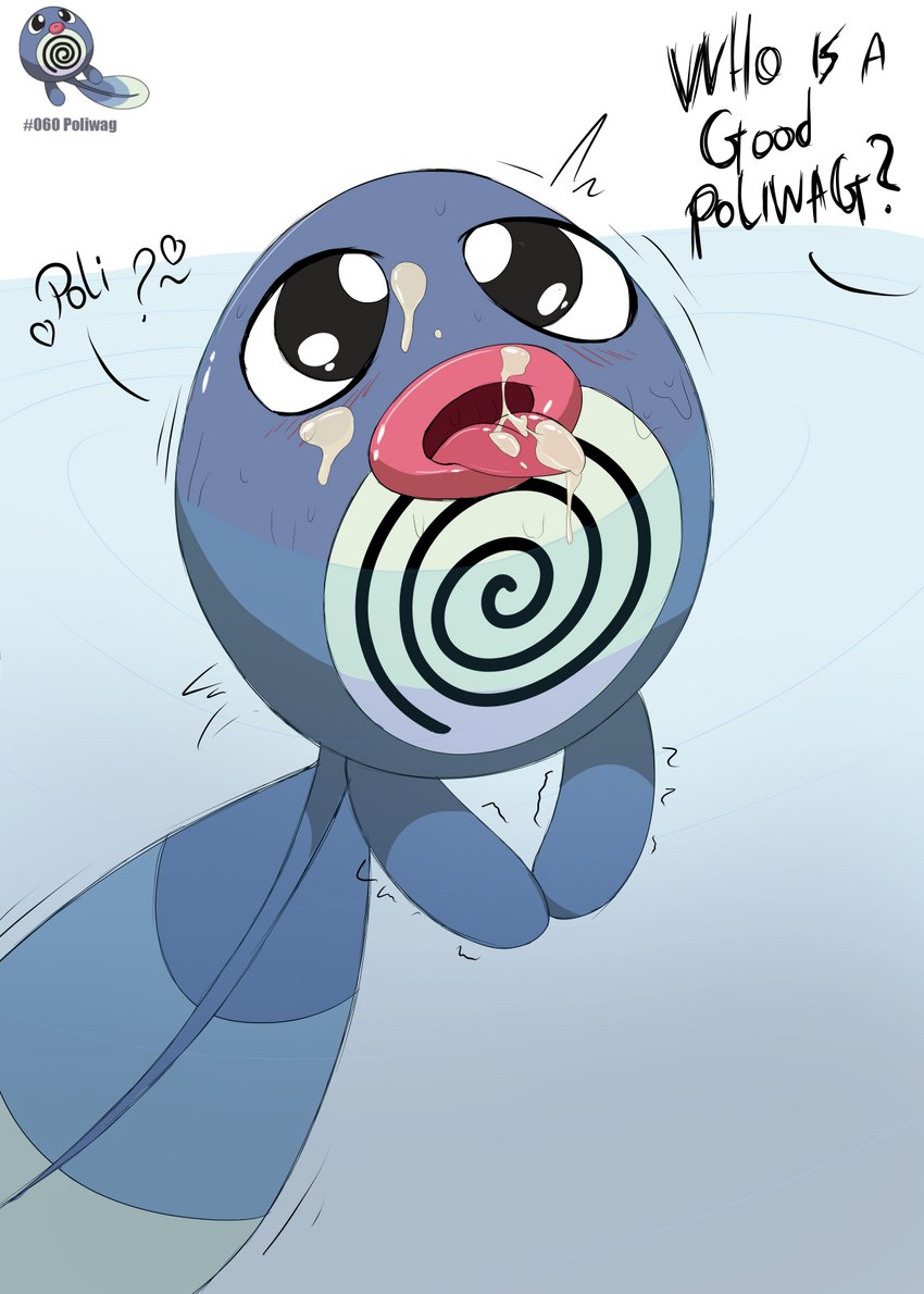 bodily_fluids cum female genital_fluids lips rohgen nintendo pokemon generation_1_pokemon pokemon_(species) poliwag hi_res