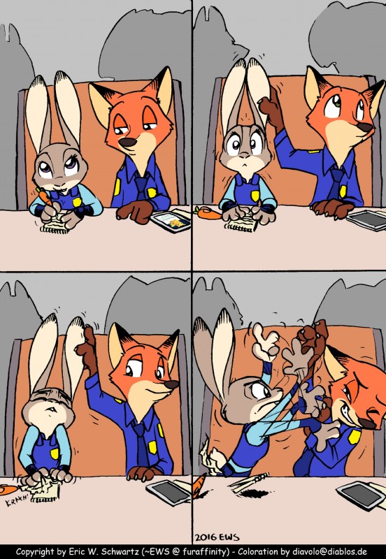 judy hopps and nick wilde (pokemon go and etc) created by diavololo, eric schwartz, and third-party edit
