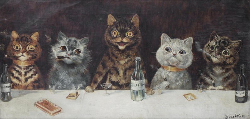 public domain and etc created by louis wain