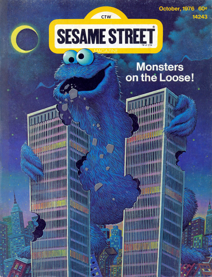 cookie monster (sesame street) created by unknown artist