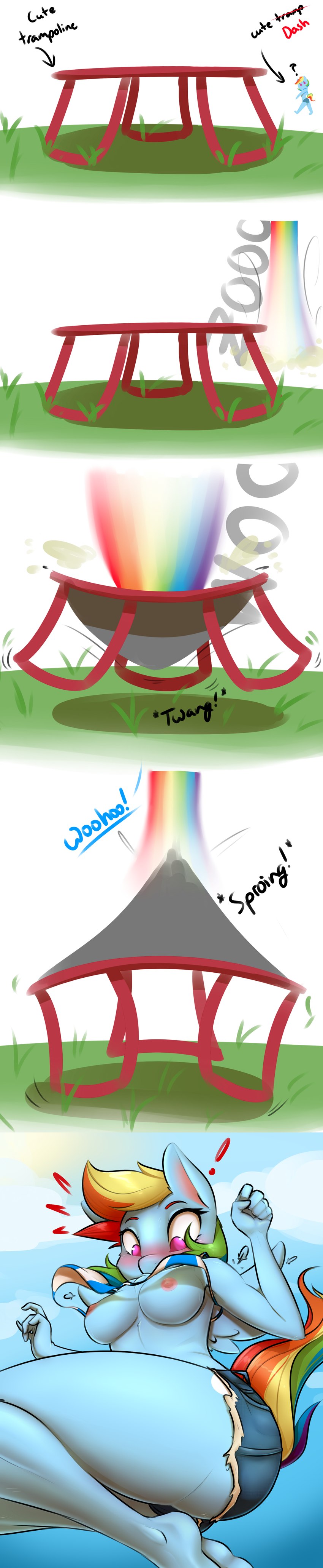 rainbow dash (friendship is magic and etc) created by pudgeruffian