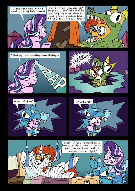 starlight glimmer and sunburst (friendship is magic and etc) created by bobthedalek
