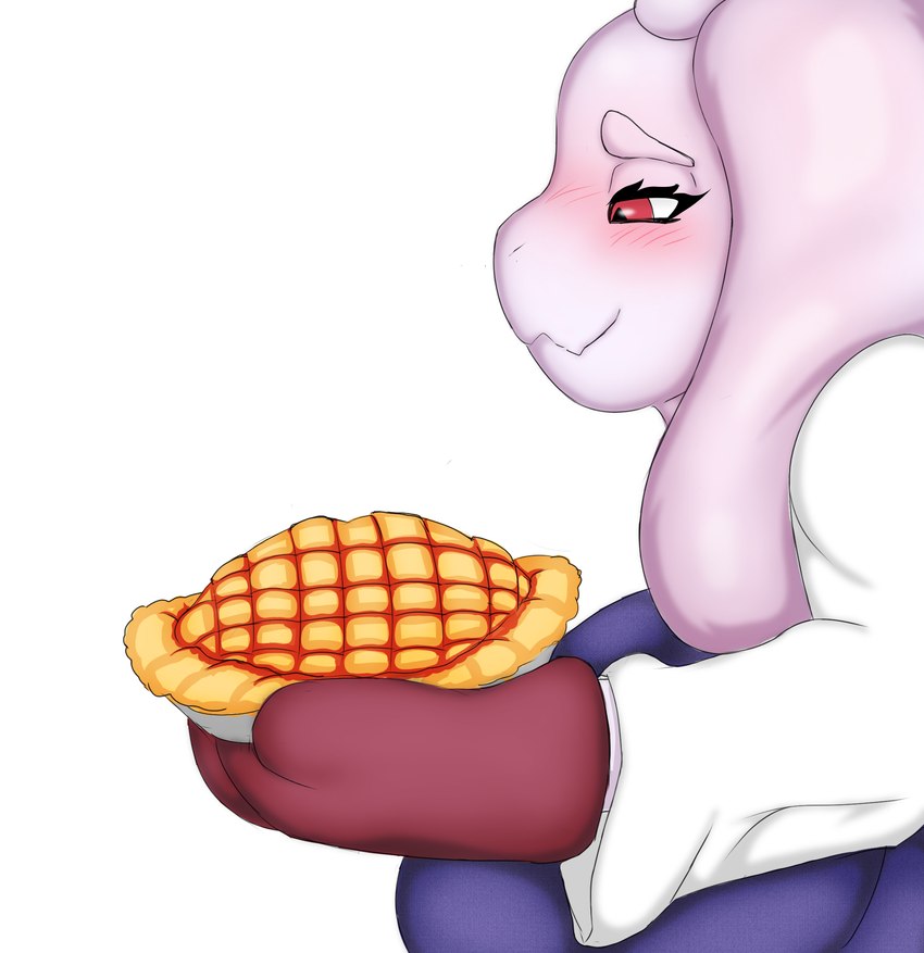 anthro big_breasts blush breasts female food fur holding_food holding_object horn huge_breasts mature_female obese obese_anthro obese_female over_weight overweight overweight_anthro overweight_female pastry pie slightly_chubby slightly_chubby_female solo weight_gain white_body white_fur wide_hips neo_geppetto undertale undertale_(series) boss_monster_(undertale) bovid caprine mammal digital_media_(artwork) hi_res