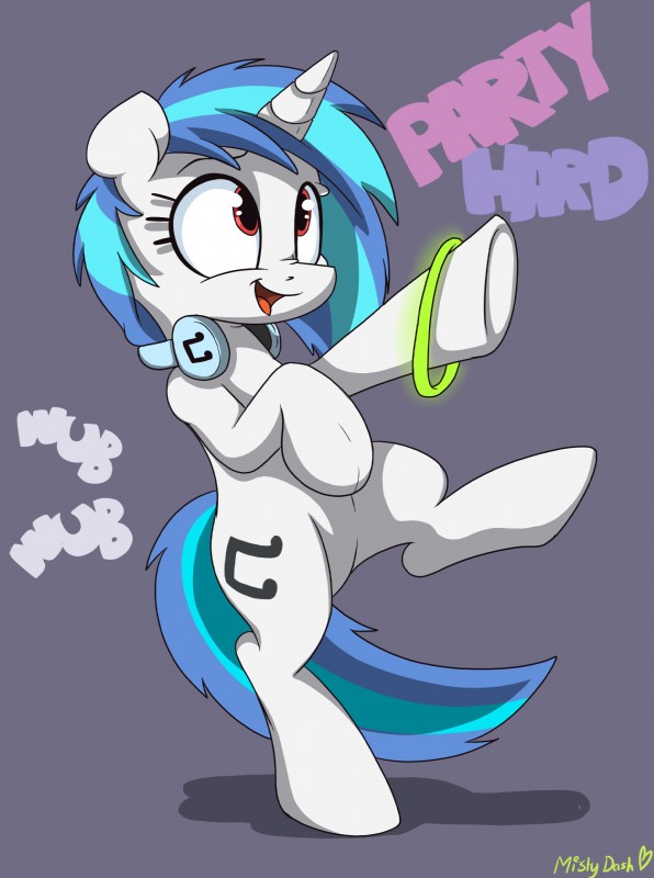 vinyl scratch (friendship is magic and etc) created by mistydash