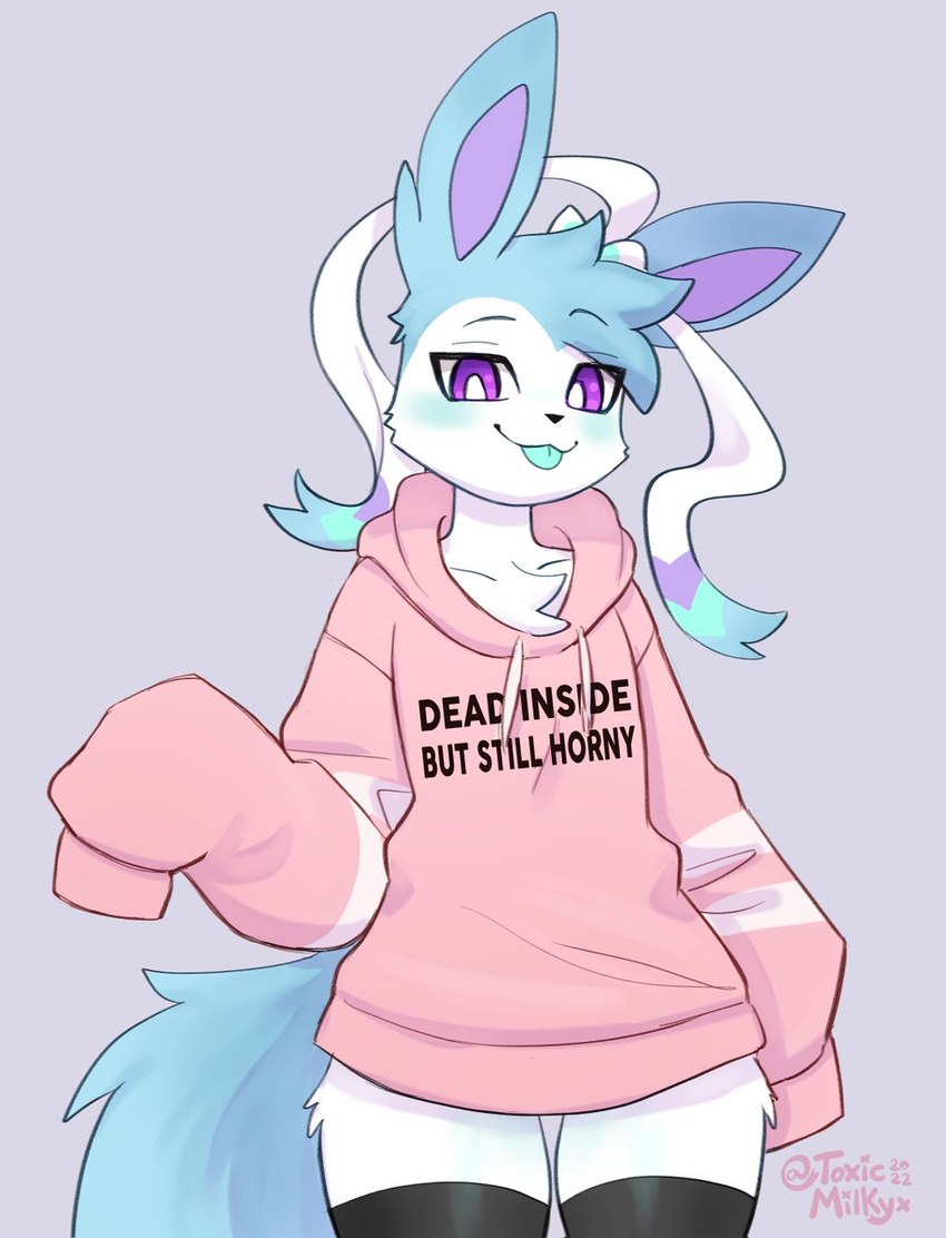 milk the sylveon (dead inside but still horny (meme) and etc) created by toxicmilkyx