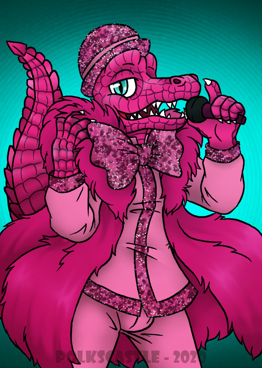 crocodile (masked singer) created by polkscastle
