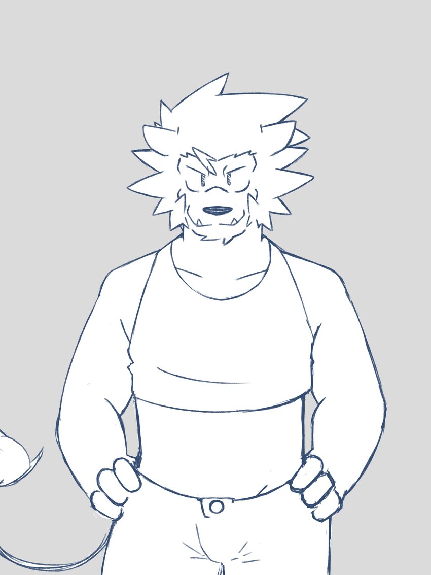 crop top lion created by mrjosh47