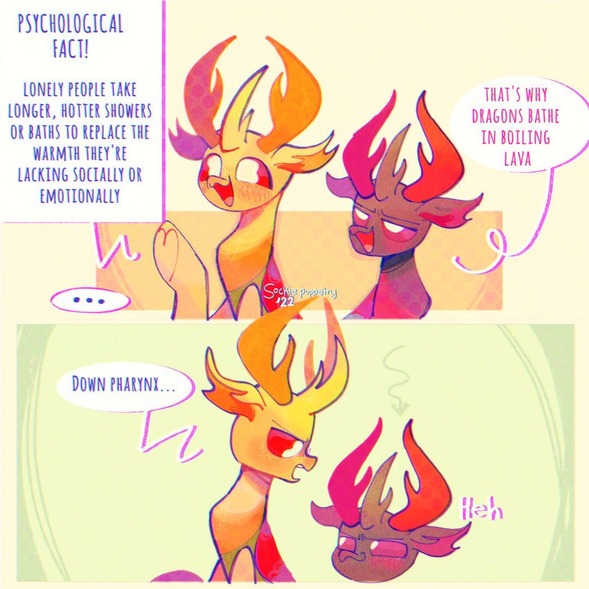 antlers feral horn male quadruped text sockiepuppetry friendship_is_magic hasbro my_little_pony pharynx_(mlp) thorax_(mlp) arthropod changeling reformed_changeling 1:1 comic english_text hi_res brother_(lore) brothers_(lore) sibling_(lore)