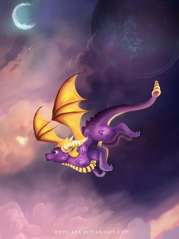 spyro (european mythology and etc) created by kryslara