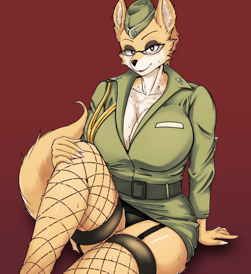 lt. fox vixen (squirrel and hedgehog and etc) created by rusal32