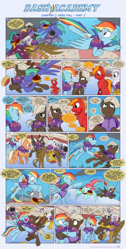 dumb-bell, gilda, and rainbow dash (friendship is magic and etc) created by sorc